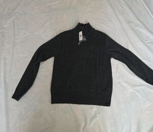 Buffalo David Bitton Charcoal Turtleneck Sweater